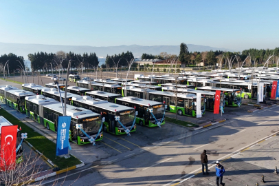 Kocaeli'nin ulaşım filosuna 68 otobüs takviye