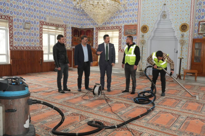 Bursa Yenişehir'de camiler üç aylara hazırlanıyor