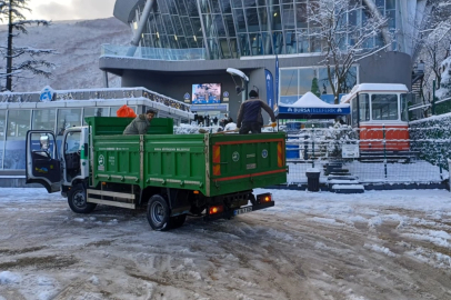Bursa Büyükşehir'de kış mesaisine devam