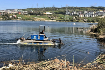 Kocaeli Gölkaypark’ta çöp ve bitkisel atık temizliği