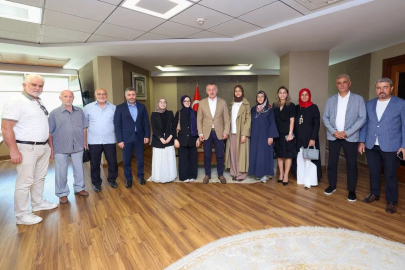 Kocaeli'de Başkan Büyükakın şampiyonları ağırladı