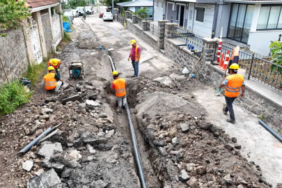 Trabzon Ortahisar’da Kireçhane ve Beştaş’a yeni içme suyu hattı