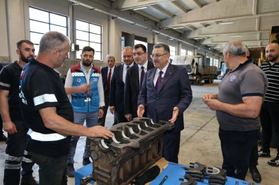 Trabzon’da Başkan Genç personelle Bulak Yerleşkesi'nde buluştu