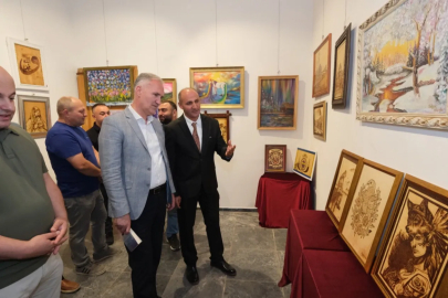 Yüksel Kılıçoğlu’nun kişisel sergisi İnegöl Kent Müzesi’nde açıldı