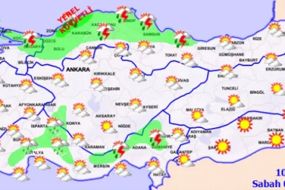 Meteoroloji’den kuvvetli yağış uyarısı