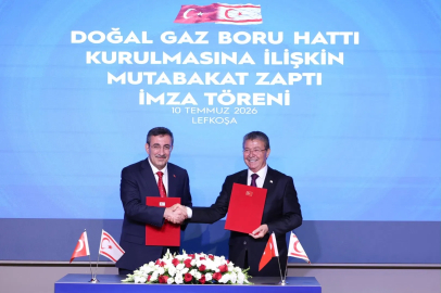 Türkiye ile KKTC arasında doğal gaz boru hattı için tarihi adım