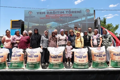 Yem Desteği Projesi üreticiye can suyu oldu