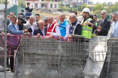 Beylikdüzü'nde Gürpınar Yağmur Suyu Tüneli için temel