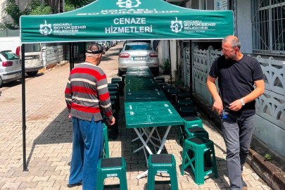 Kocaeli Büyükşehir’den acıyı paylaşan yükü hafifleten hizmet
