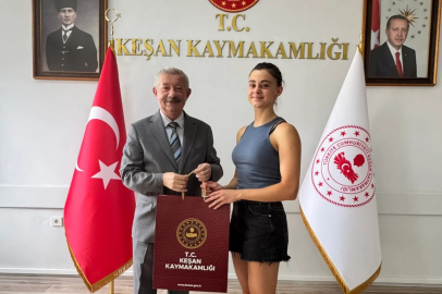 Kaymakam Mercan, LGS Türkiye birincisisini makamında ağırladı