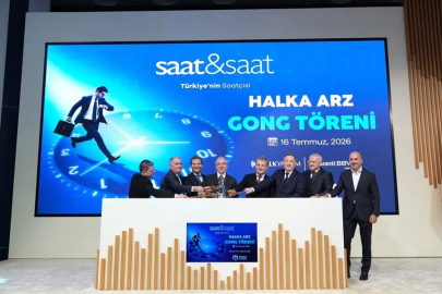 Borsa İstanbul’da gong 'Saat&Saat' için çaldı