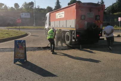Trabzon’da altyapı sonrası yollar yenileniyor