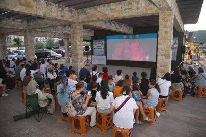 Giresun’da yaz akşamları sinema keyfi