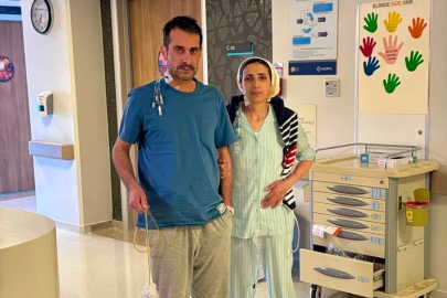 Erzurum'da 19 yıllık eşine karaciğerini verdi