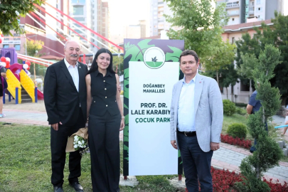 Bursa Osmangazi’de Lale Karabıyık’ın adı çocuk parkında yaşatılıyor