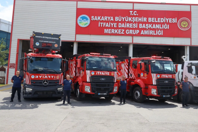 Sakarya İtfaiye Teşkilatı'nın yeni güçleri
