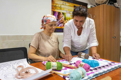 El Sanatları Kursu kanser hastası Yeliz’e umut oldu
