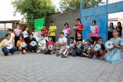 Diyarbakır Gezici Müzik Atölyesi’yle çocuklar konsere hazırlanıyor