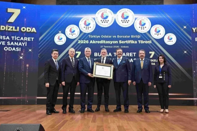BTSO’nun hizmet kalitesine 7 yıldızlı tescil