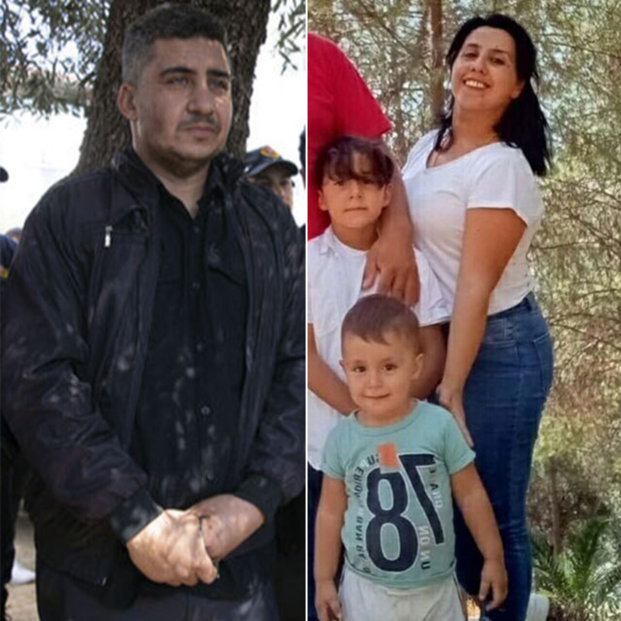 Eşini ve 2 çocuğunu toprağa verdi! Son bakıştaki o gözler…