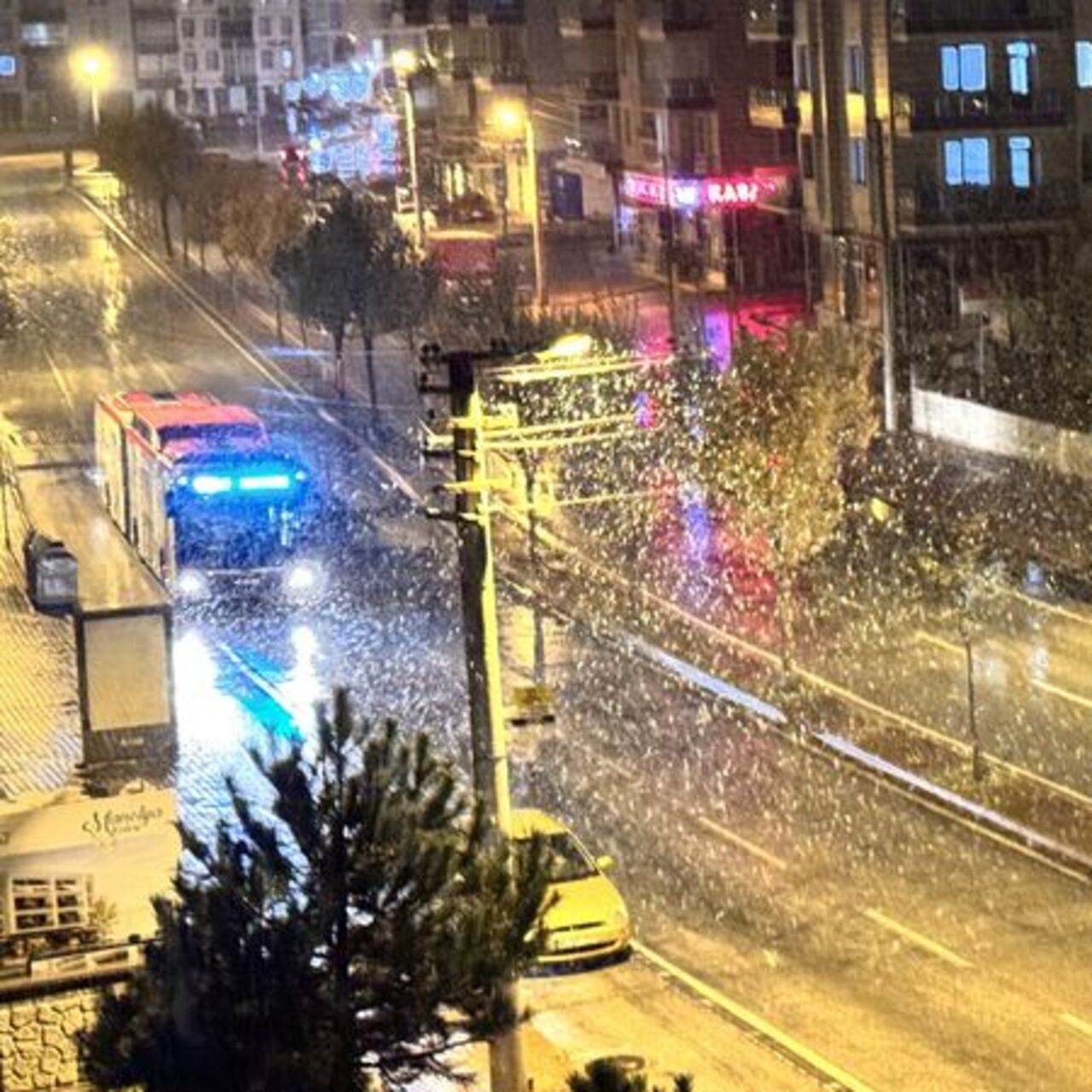 Konya’da kar kalınlığı 10 santimetreye ulaştı