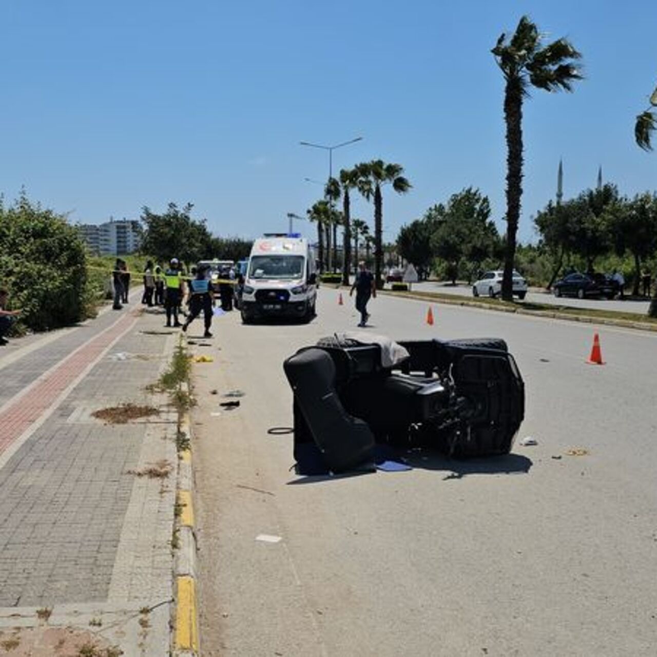 Antalya’da ATV’nin devrildi: 2 öldü