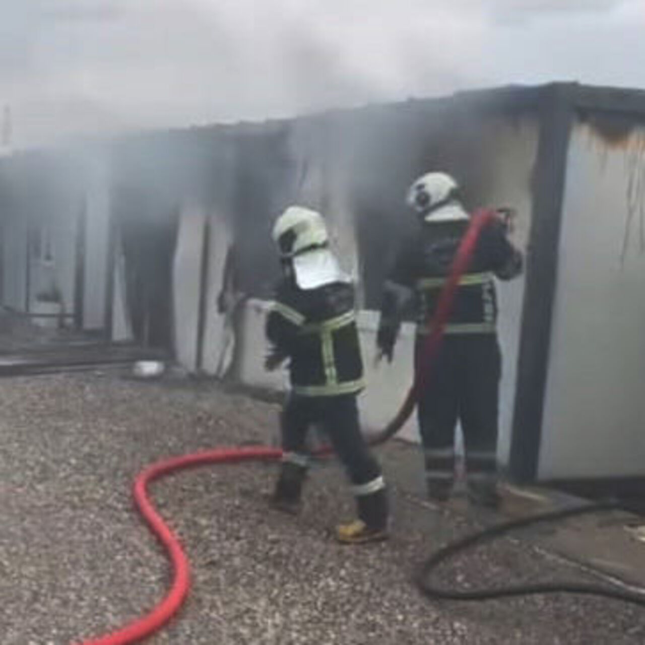Gaziantep’te konteyner yangını korkuttu