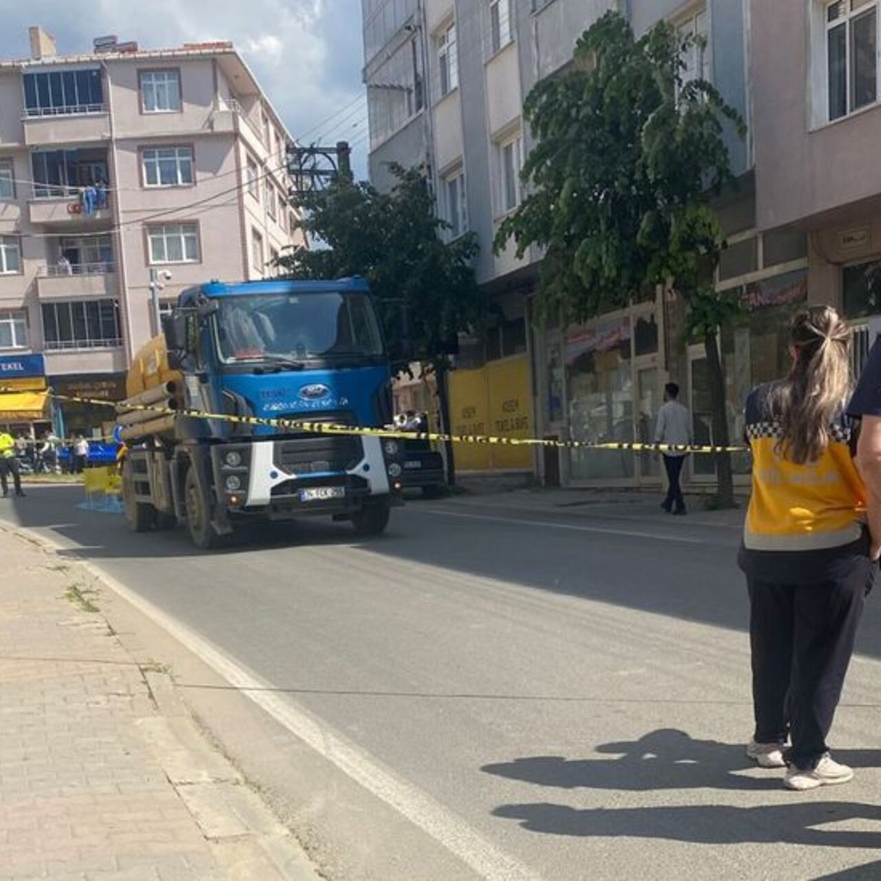 Vidanjörün çarptığı kadın öldü