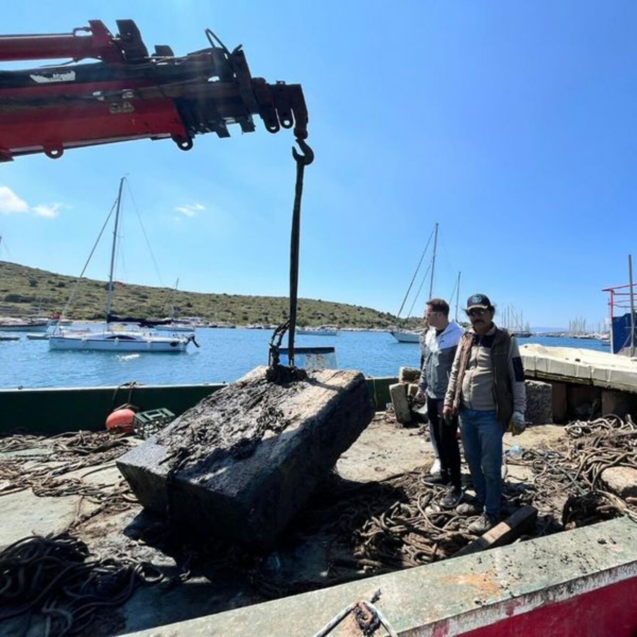 Bodrum’da denizden 130 ton katı atık çıktı