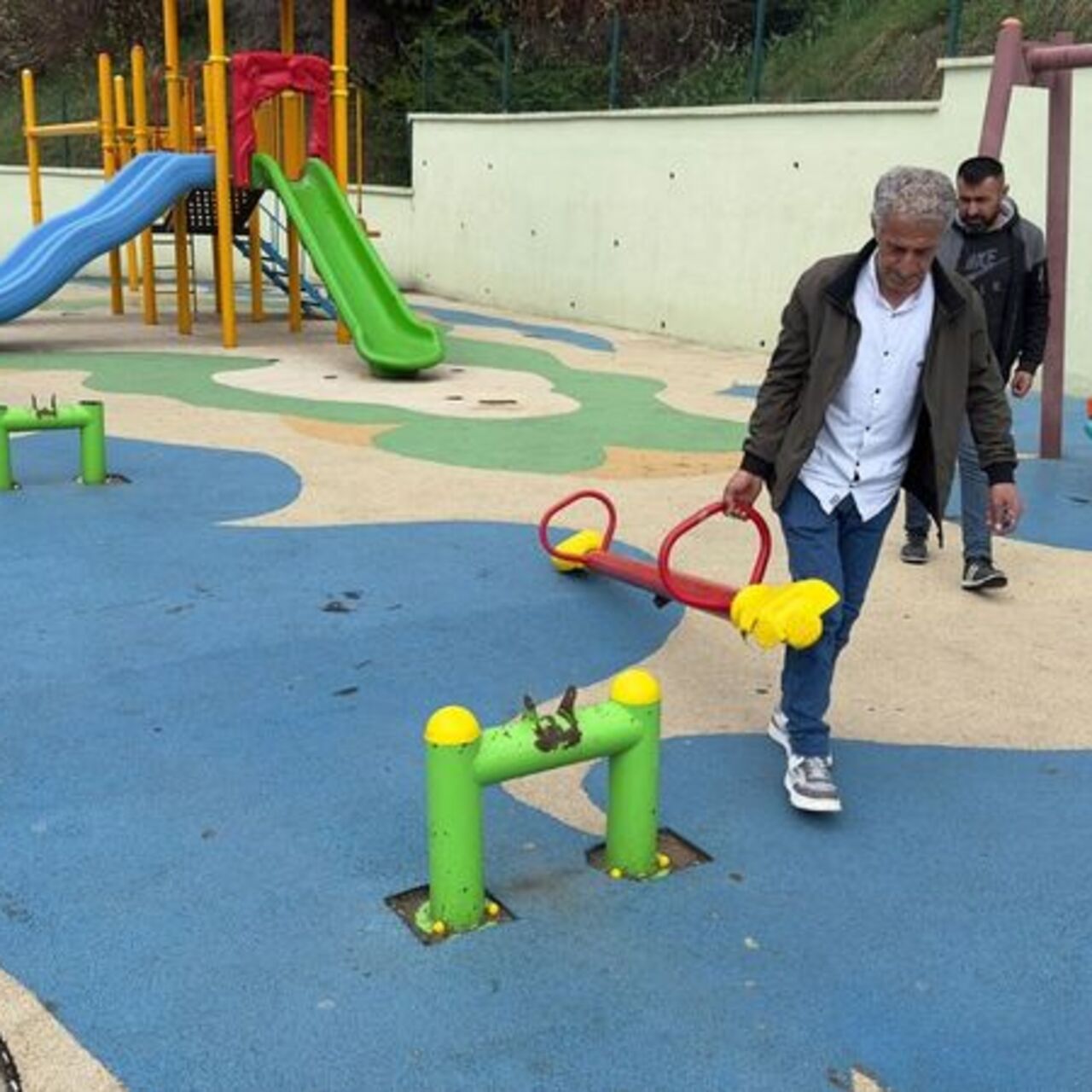 Hakkari’deki park ikinci kez tahrip edildi