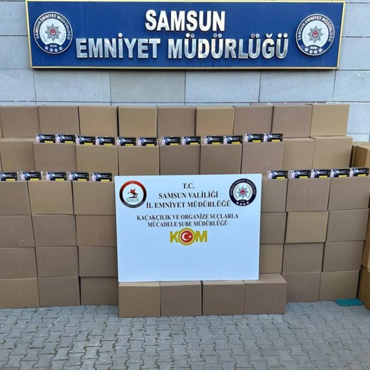 2 milyon 260 bin kaçak makaron ele geçirildi