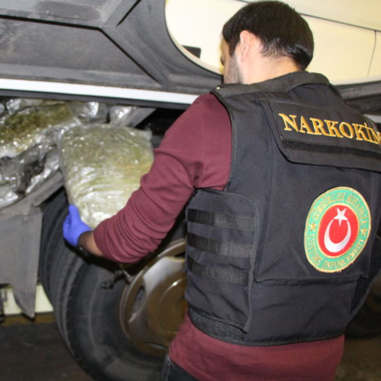 Kapıkule’de otobüste bulundu: 233 kilo