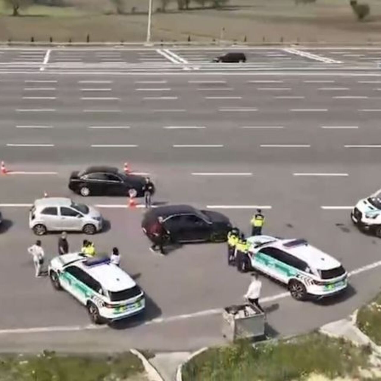 Havadan denetim! 37 bin araca işlem