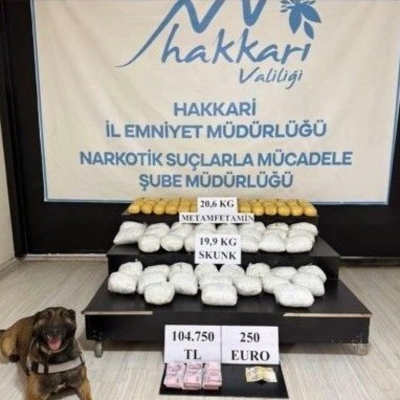 Hakkari’de 51 kilogram uyuşturucu ele geçirildi: 6 tutuklama