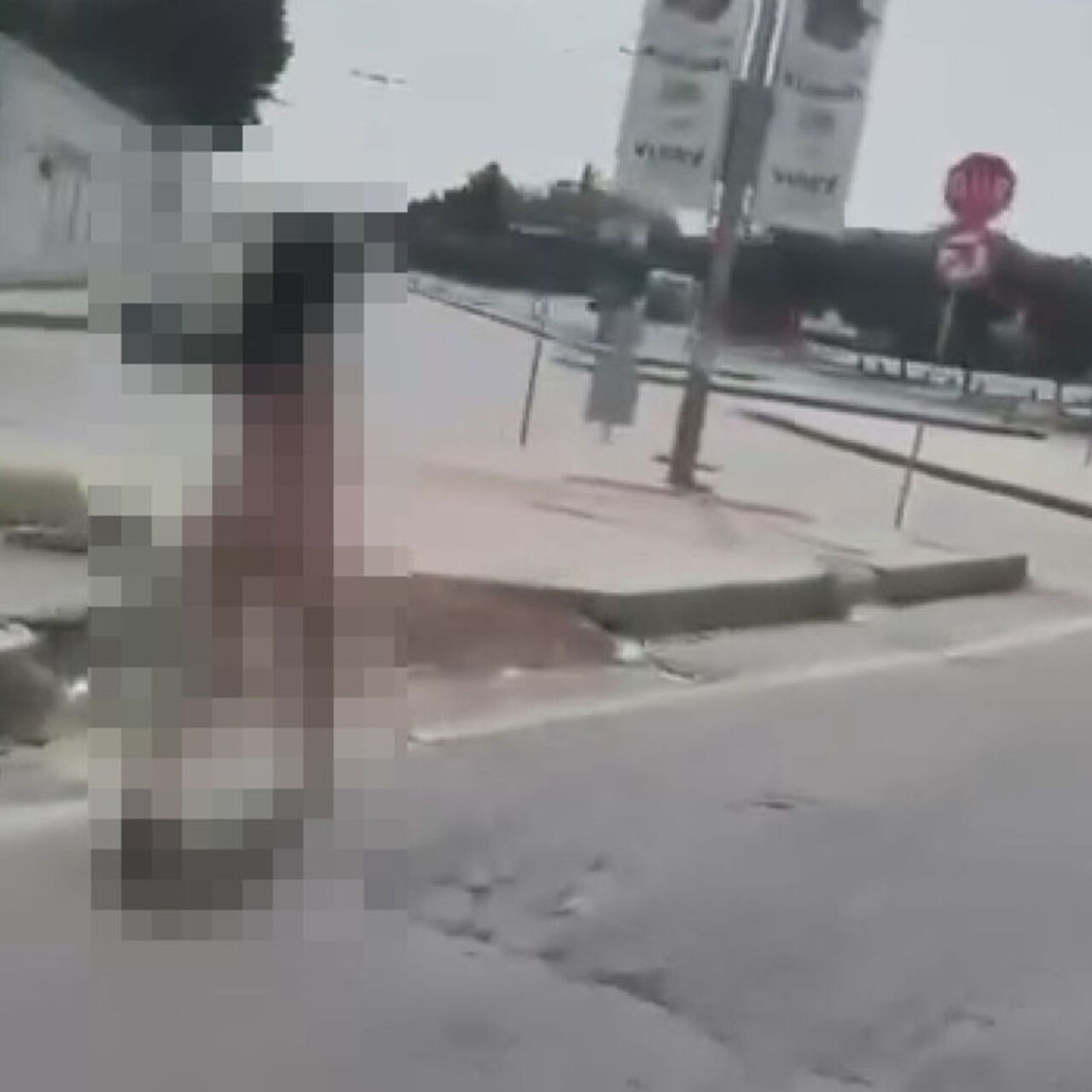 Başakşehir’de sokakta çırılçıplak yürüdü