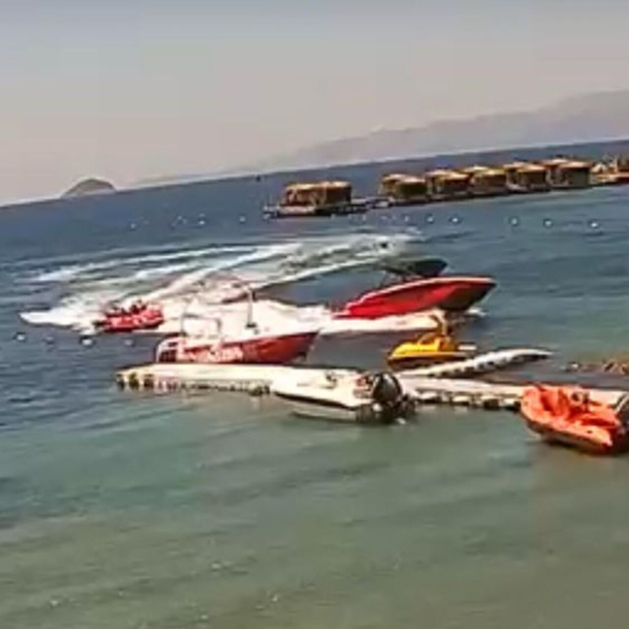 Bodrum’daki su sporları kazası kamerada