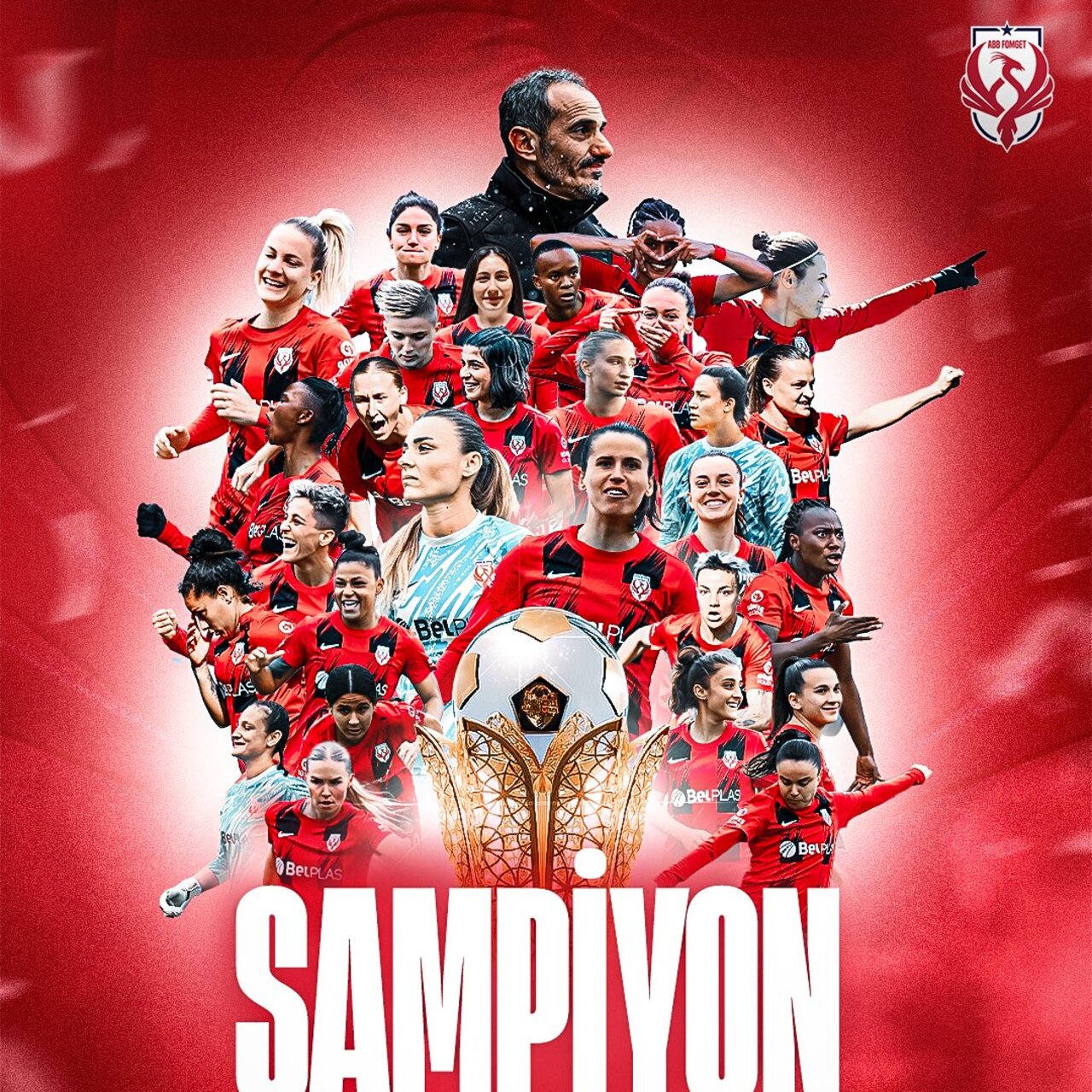 Kadın Futbol Süper Ligi’nde şampiyon ABB Fomget!