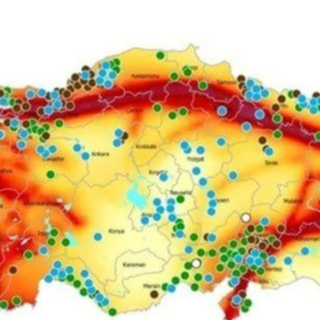 Türkiye deprem risk haritası