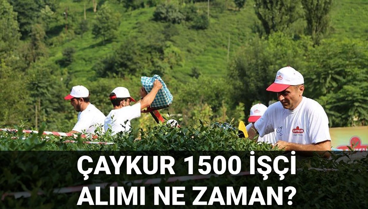 ÇAYKUR işçi alımı kura çekimi ne zaman? İşçi alımı kura takvimi