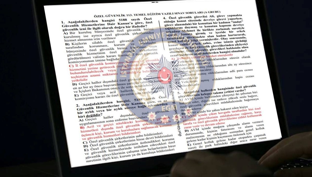 ÖGG ne zaman? Özel Güvenlik 115. Temel Eğitim ve 91. Yenileme Eğitimi Sınavı takvimi