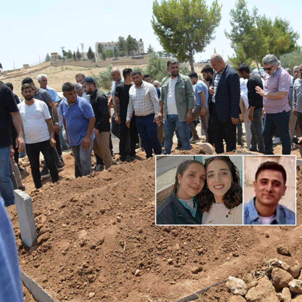 Ağıtlar birbirine karıştı… Üç kardeş yan yana gömüldü!