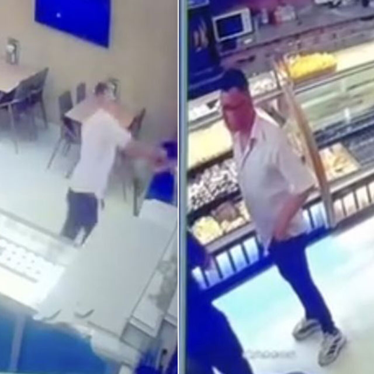 18 yıl önce komşusunu öldürmüş! Pastanede dehşet kamerada!