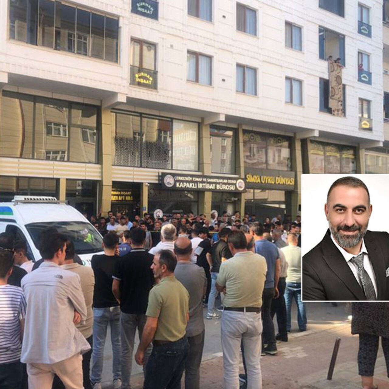İş insanına ofisinde kanlı infaz!