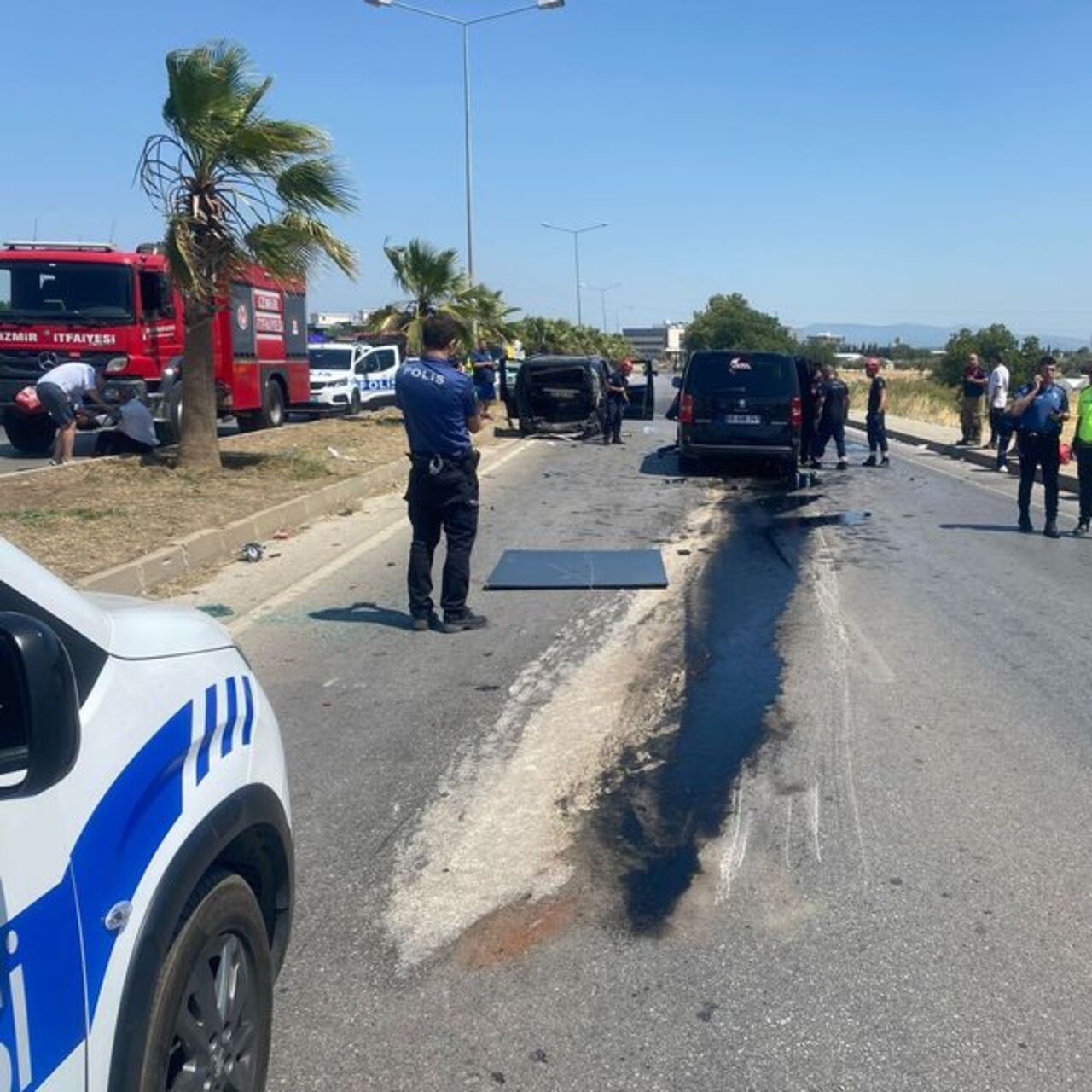 İzmir’de kaza: 1 ölü, 3 yaralı