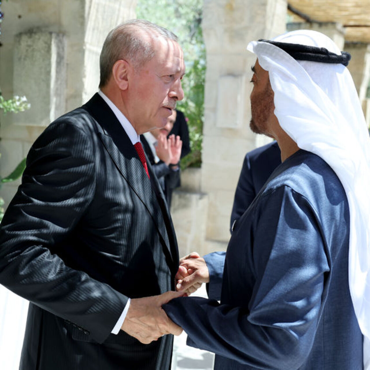 Cumhurbaşkanı Erdoğan, BAE lideriyle görüştü