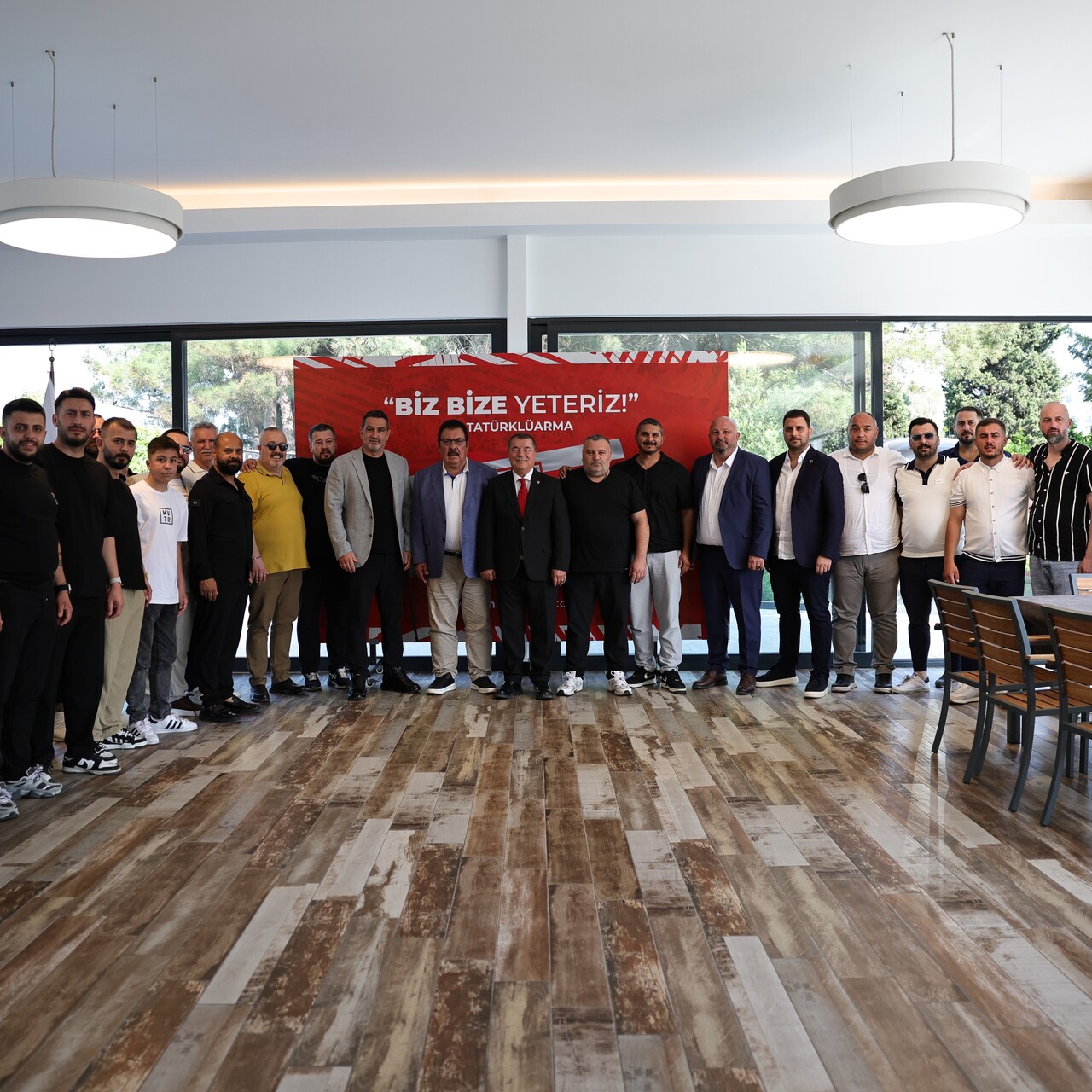 Samsunspor’da bayramlaşma töreni!