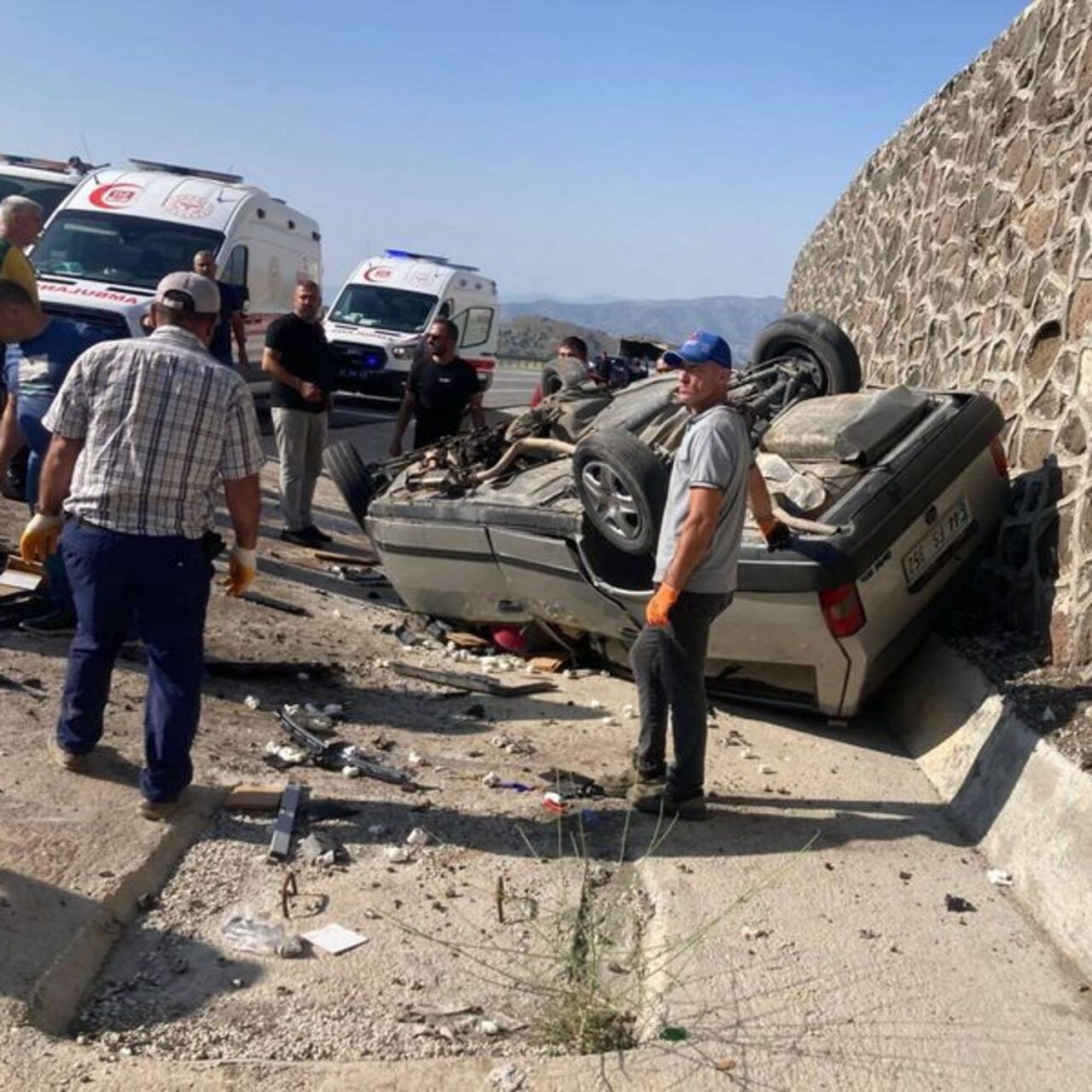 Kafa kafaya çarpıştılar! 7 yaralı