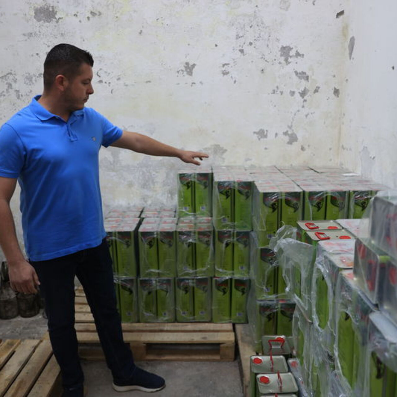 Pehlivanların yağlanması için 2 ton zeytinyağı