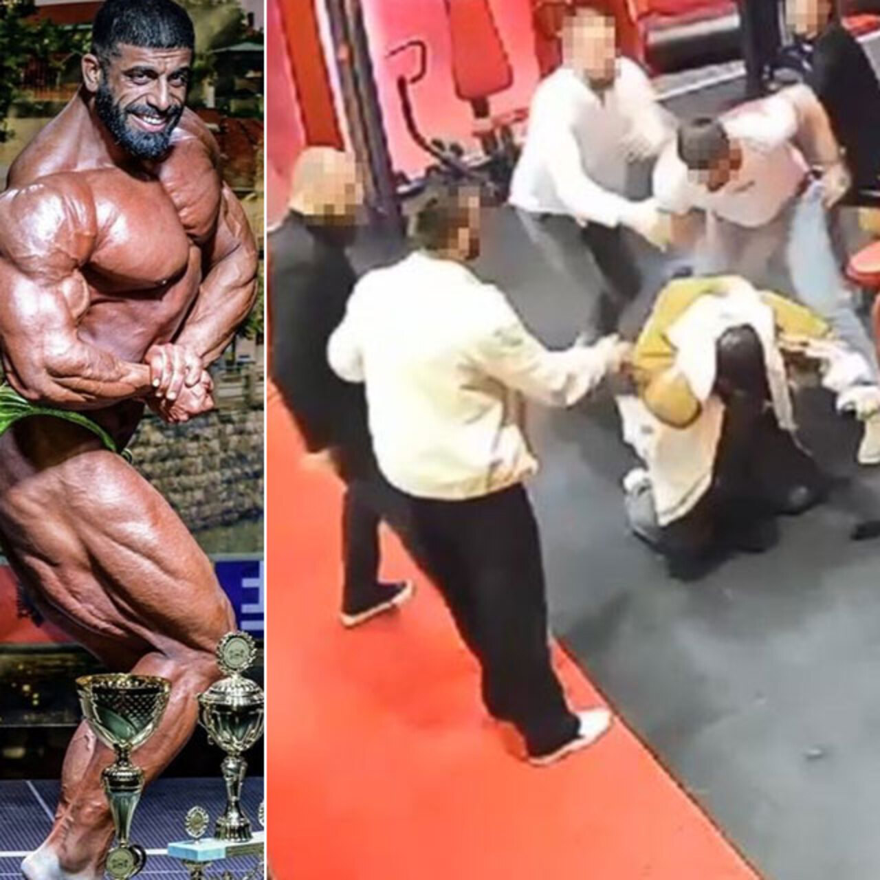 Milli sporcuya silahlı tehdit ile darp!