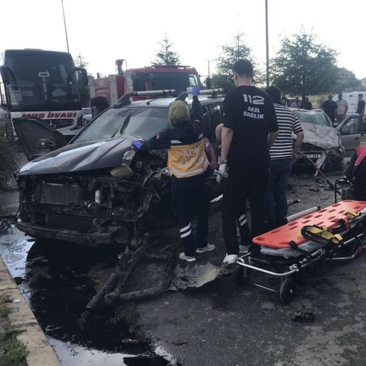 Uşak’ta kaza: 1 ölü 1 yaralı
